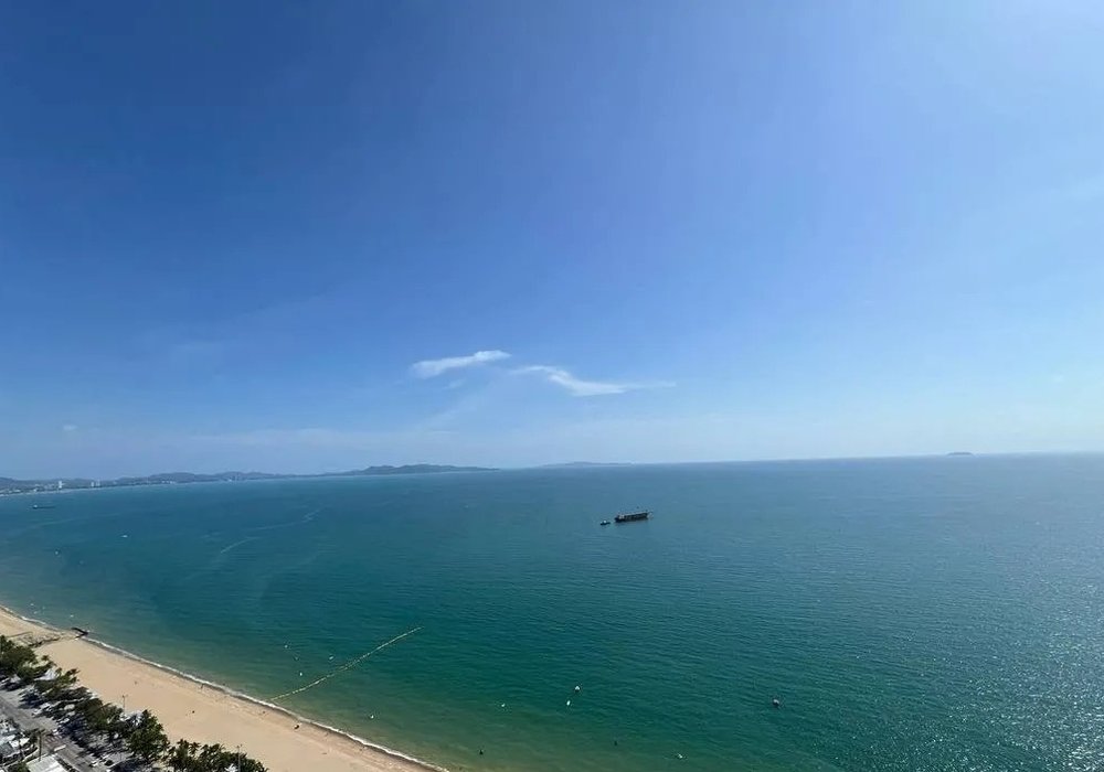 Copacabana Beach Jomtien — аэрофото пляжа Джомтьен